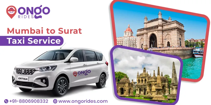 Mumbai to Surat Taxi Service
